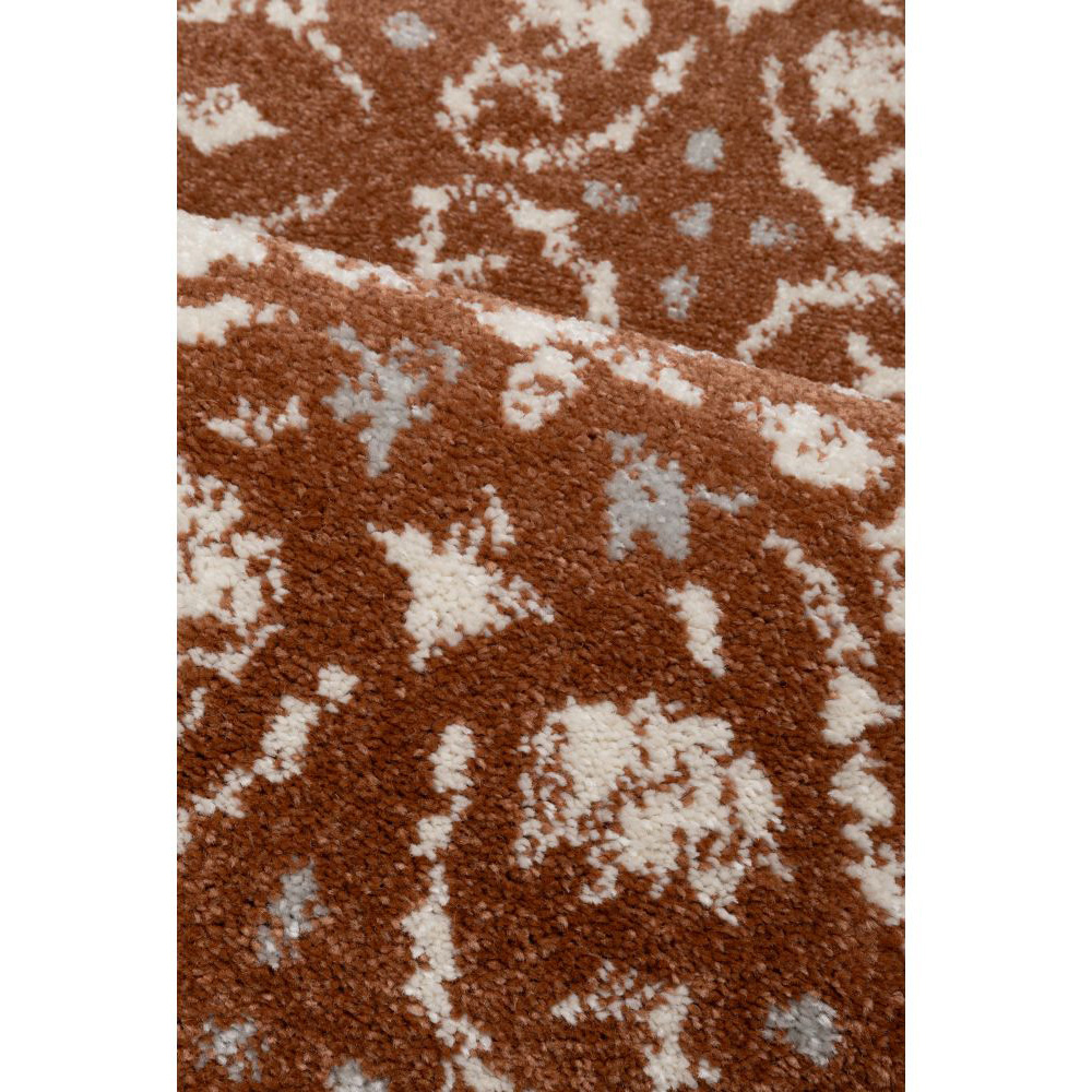 Homemaker Echo Brown Tile Terracotta Rug 120 x 170cm Image 4