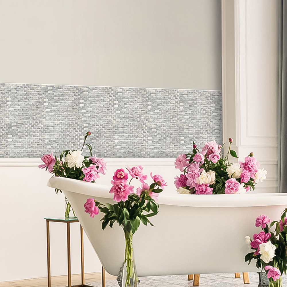 House of Mosaics Elysee Rose Gold Mosaic Tile Sheet Image 1