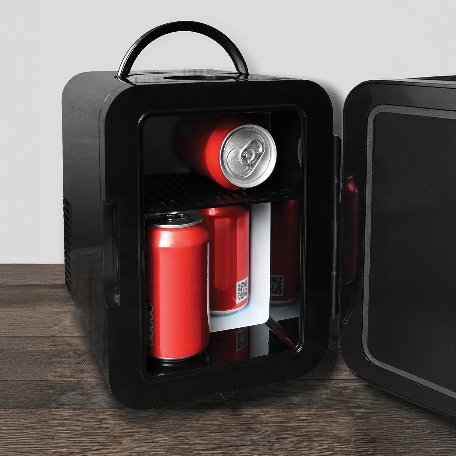 Kitchen Master Mini Fridge 4L Black Image 5