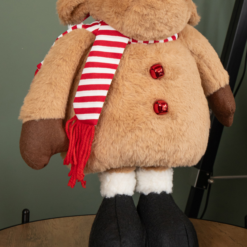 Samuel Alexander Plush Standing Highland Boy Cow with Extendable Legs Christmas Decoration 84cm Image 6