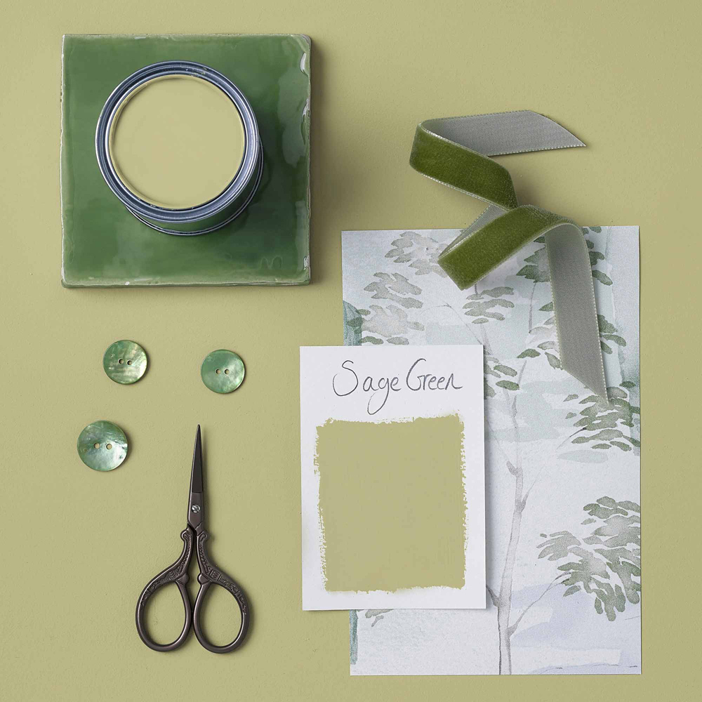 Rust-Oleum Kitchen Cupboard Sage Green Washable Satin Paint 750ml Image 4