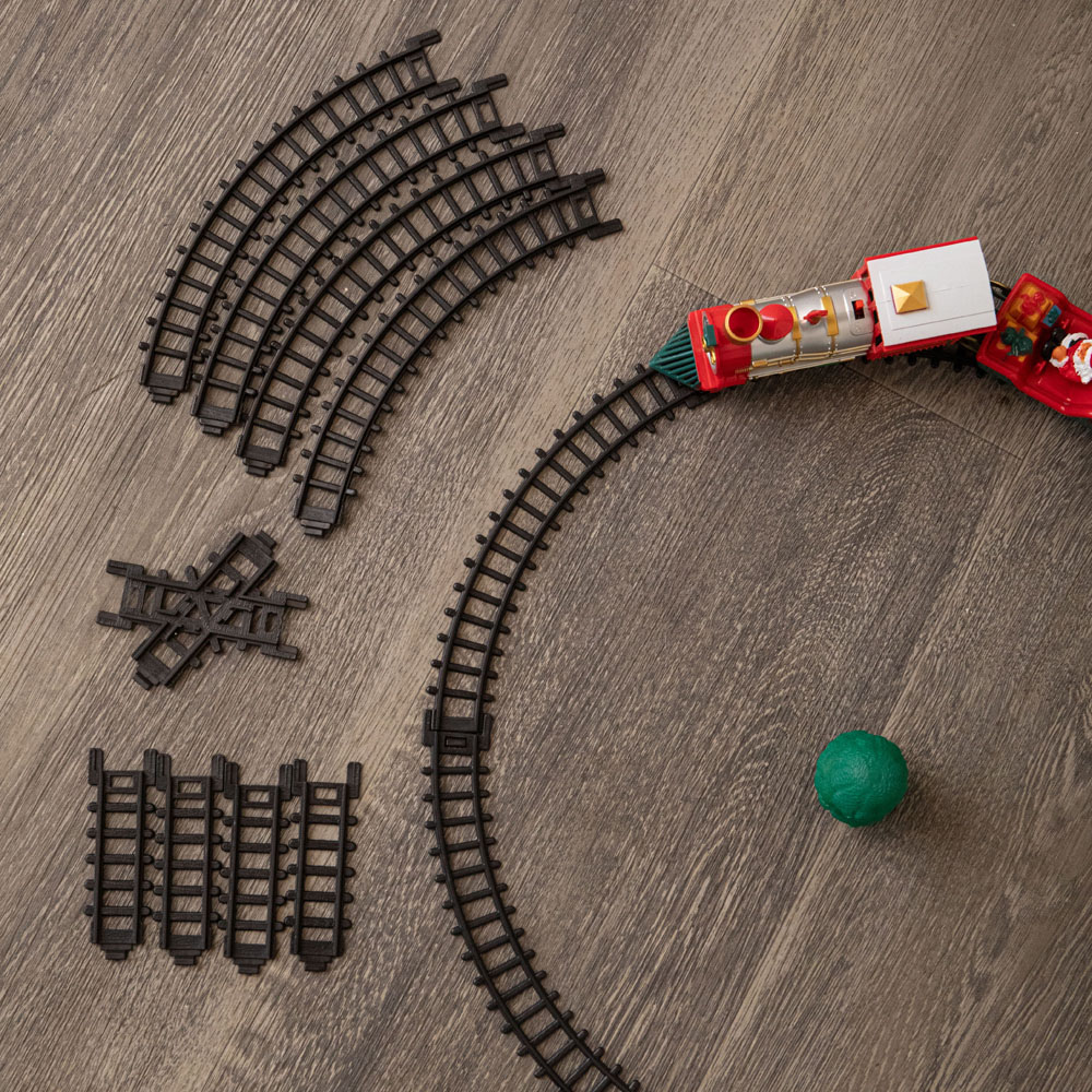 Samuel Alexander Christmas Musical Train Set with Lights and 3 Track Layouts Image 4
