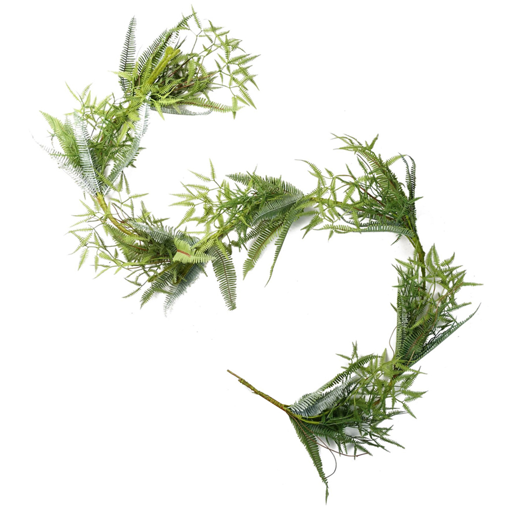 Leaf Fern Hanging Artificial Garland 180cm Image 1