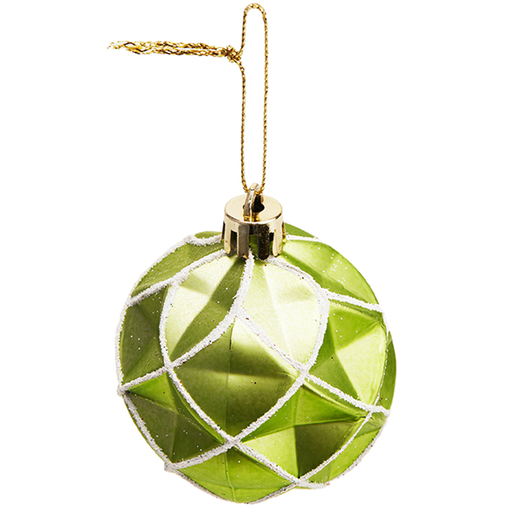 Living and Home Christmas Hanging Bauble 16 Pack Image 5