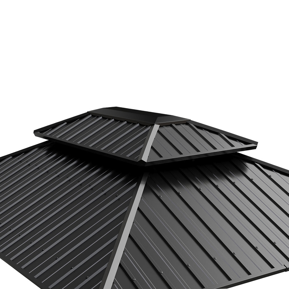 Living and Home Hardtop Patio Gazebo 11 x 9ft Image 3