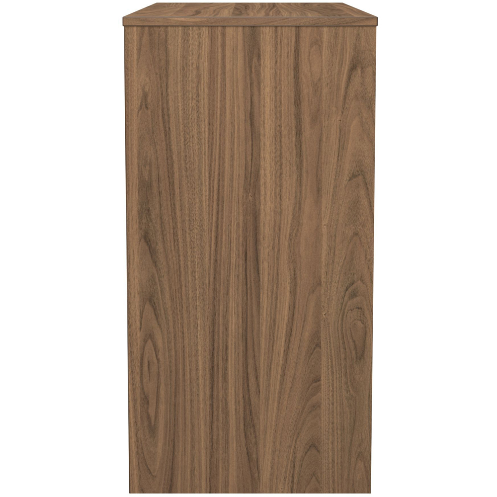 Crowndale Hong Kong 4 Drawer Carini Walnut Vanity Dressing Table Ready Assembled Image 4