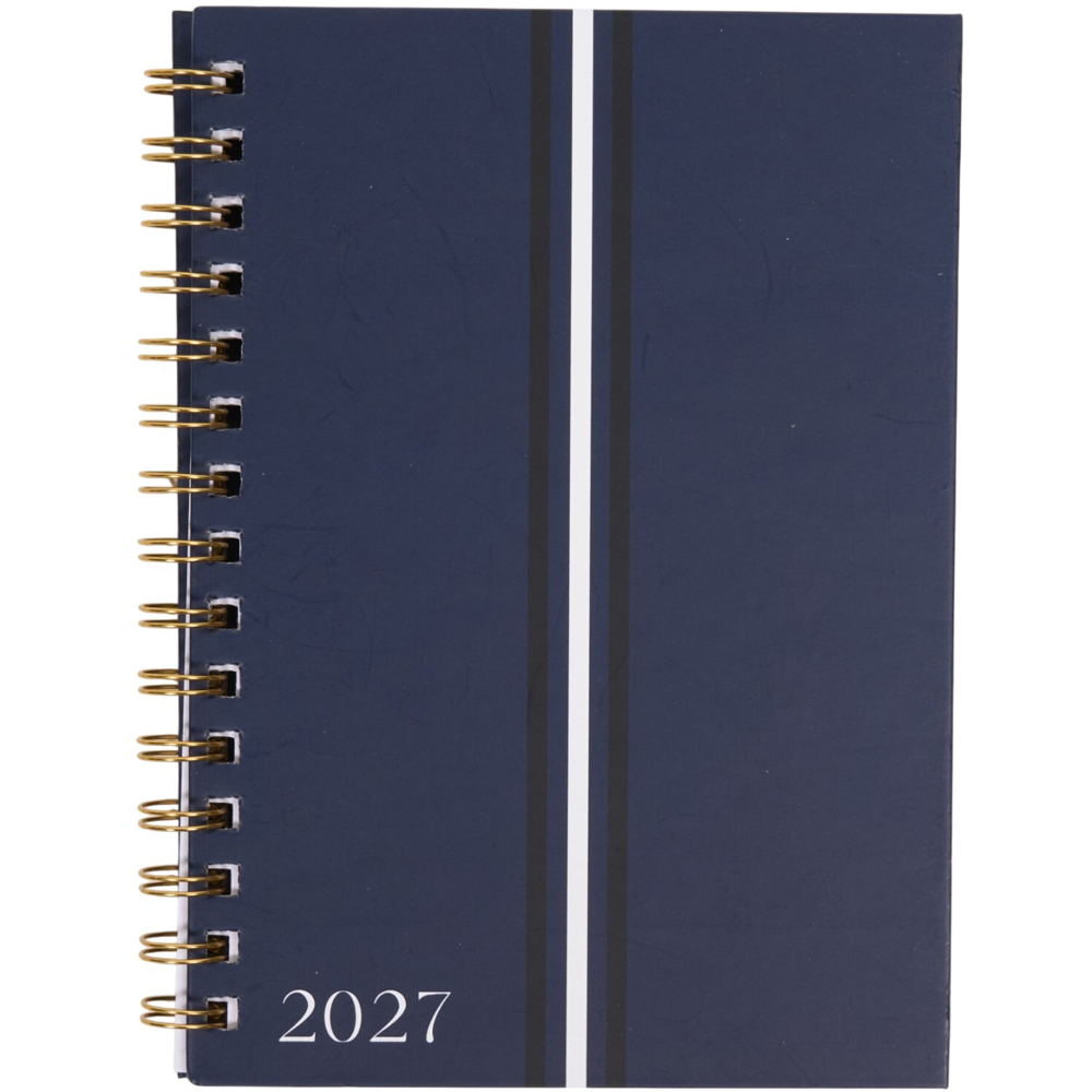 2027 Stripe Spiral Diary Image 2