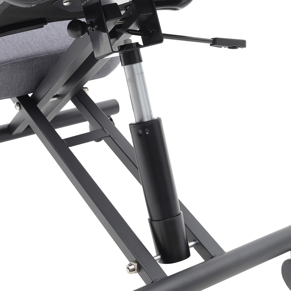 Living and Home Grey and Black Ergonomic Kneeling Chair Image 4