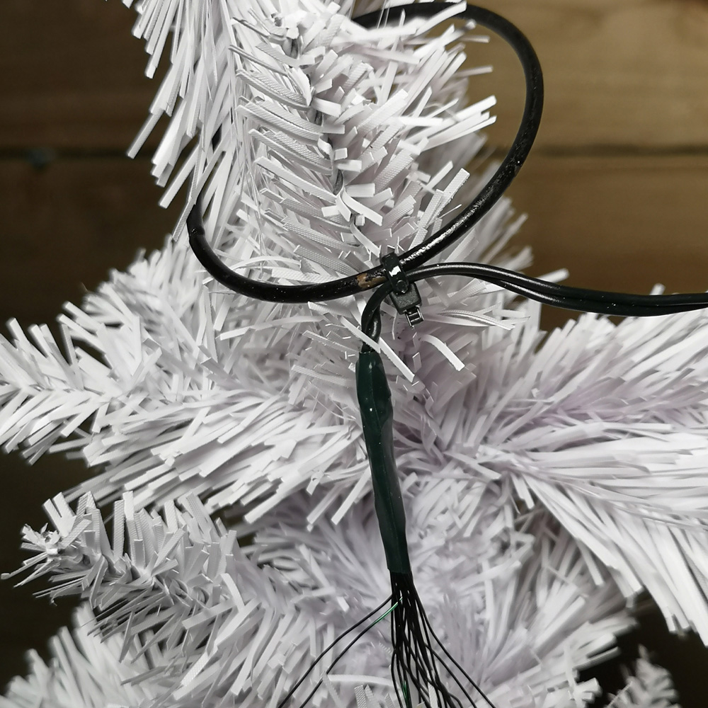 Samuel Alexander 200 Cool White LED Waterfall Christmas Tree Light Image 4