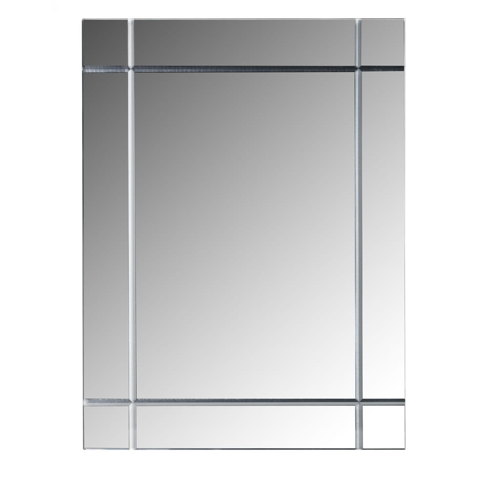 Wilko 30 x 40cm V Groove Wall Mirror Image
