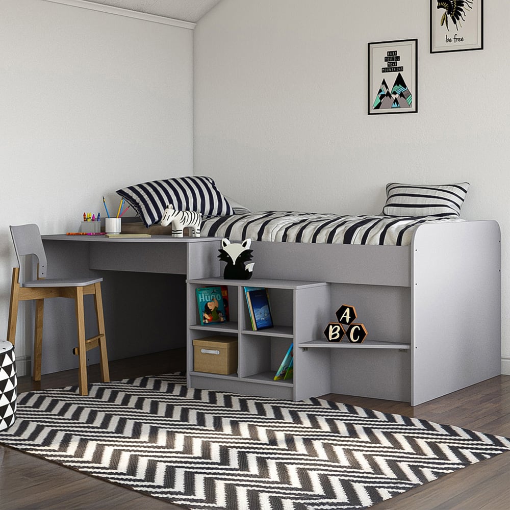Kudl Grey MFC Pilot Cabin Bed Image 1