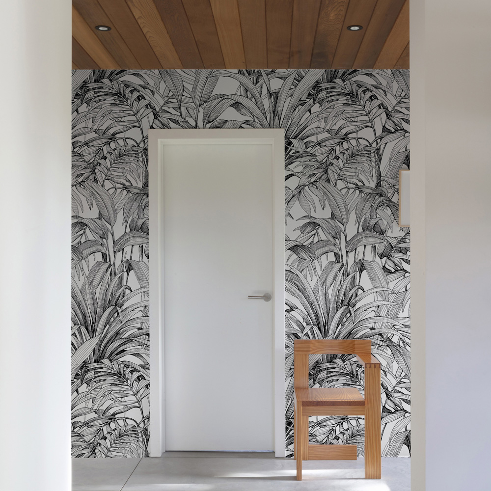 Grandeco Aliare Jungle Botanical Motif 3 Lane Wall Mural Image 4