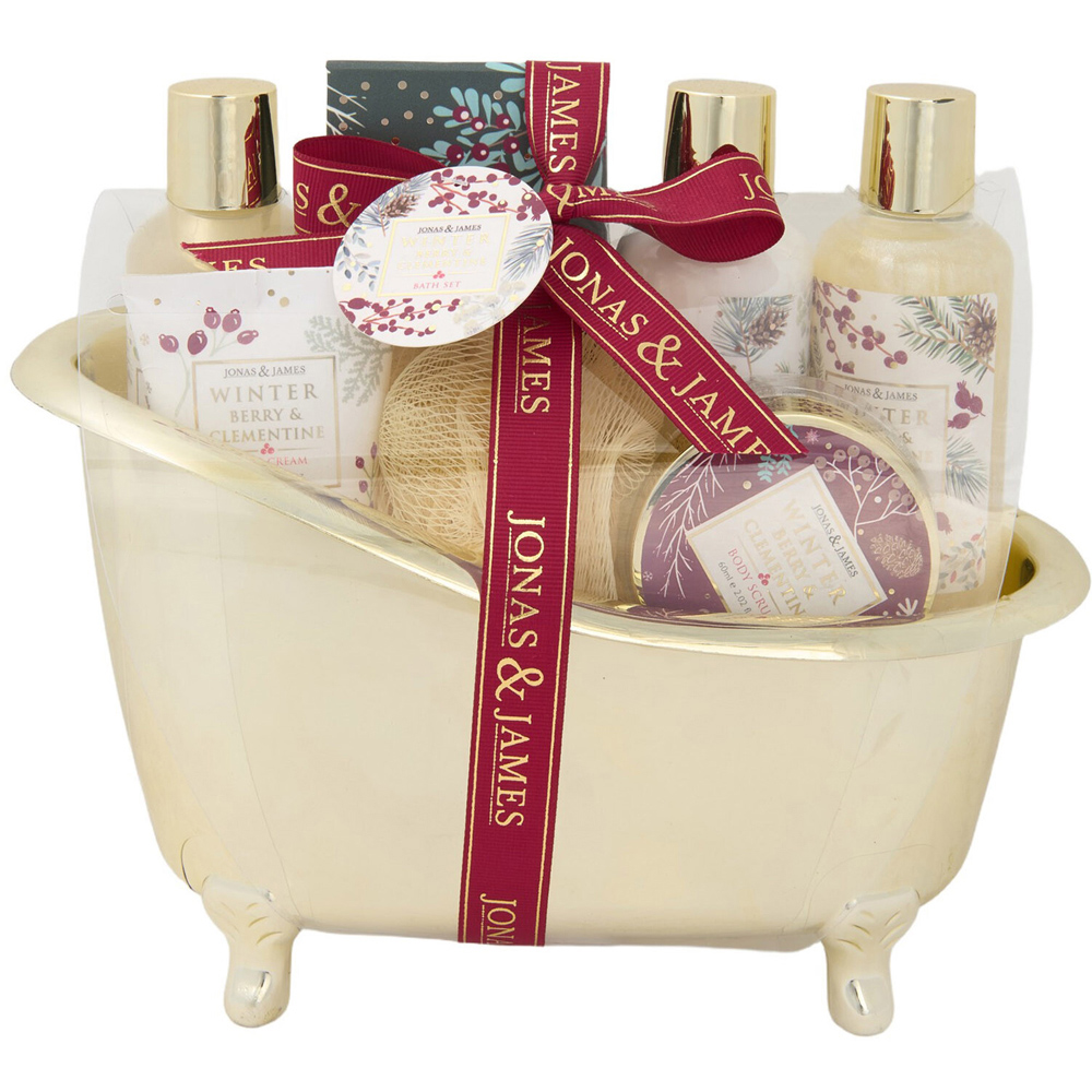 Winter Berry and Clementine Bathing Gift Set Image 2