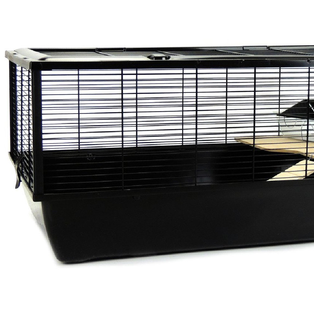 Little Friends The Grosvenor Black Small Animal Cage Image 2