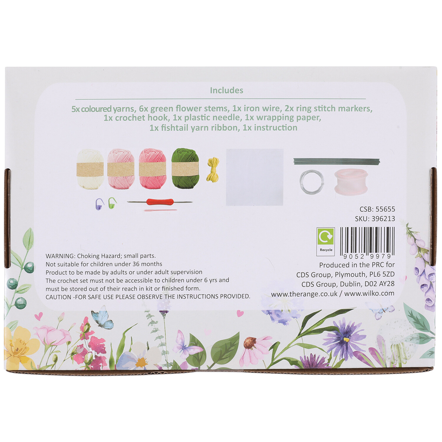 Crochet Your Own Bouquet Of Flowers Kit - Multicolour Image 2