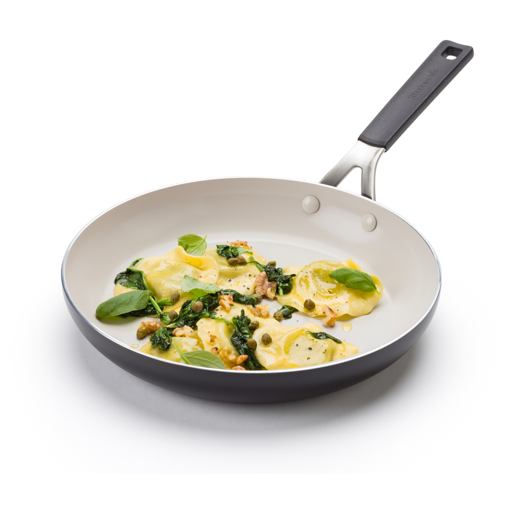 KitchenAid 28cm Matte Black Coloured Aluminium Frypan Image 5