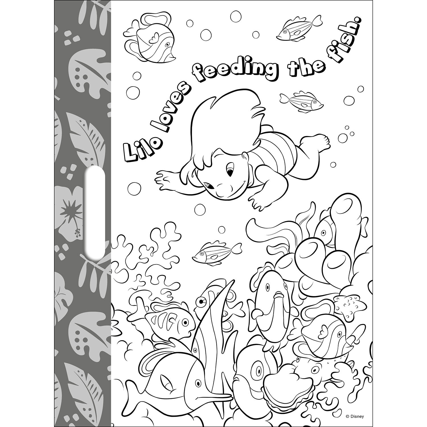 Disney Lilo and Stitch Giant Colour Me Pad - Multicolour Image 3