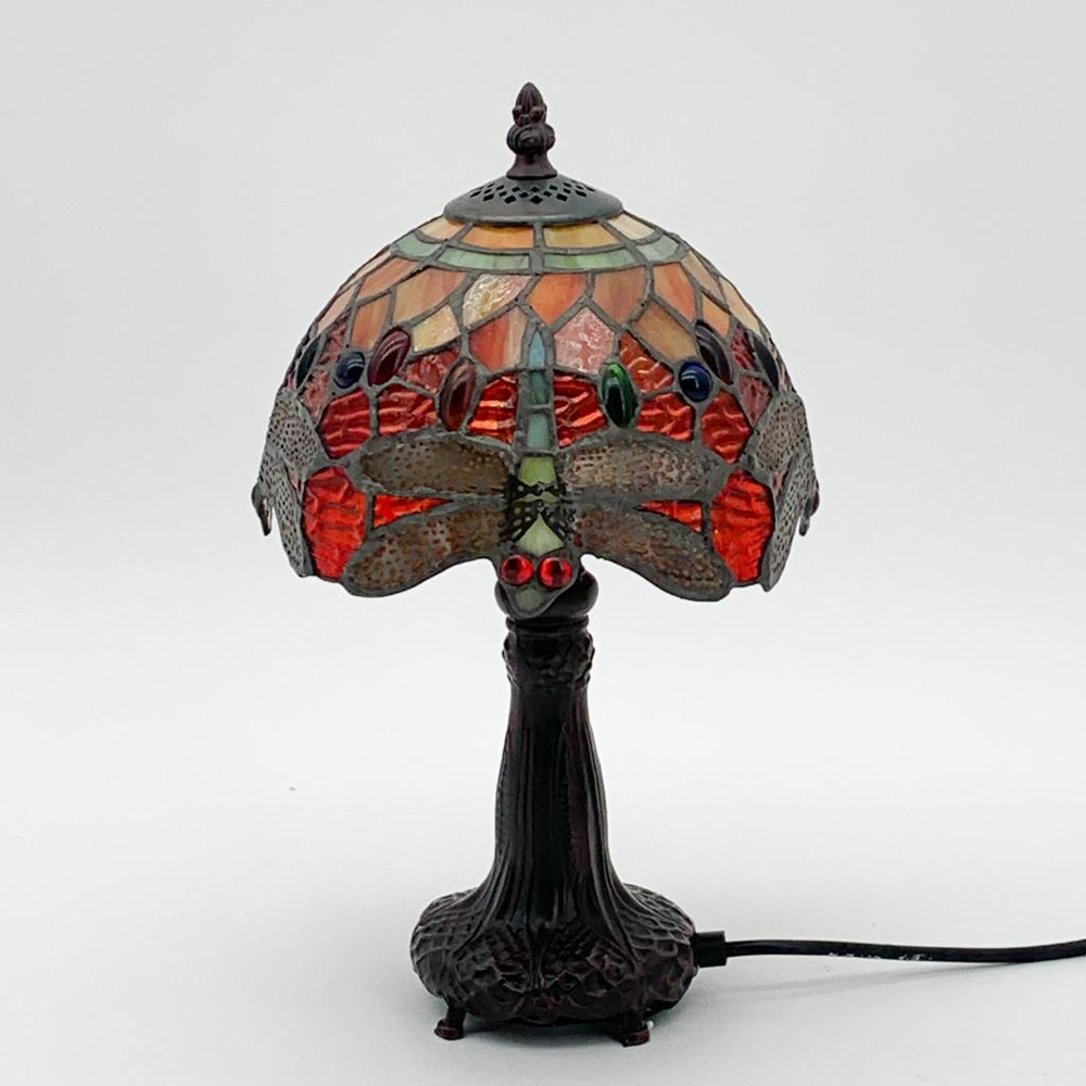 Acacia Home Tiffany Dragonfly Table Lamp 20.3cm Image 2