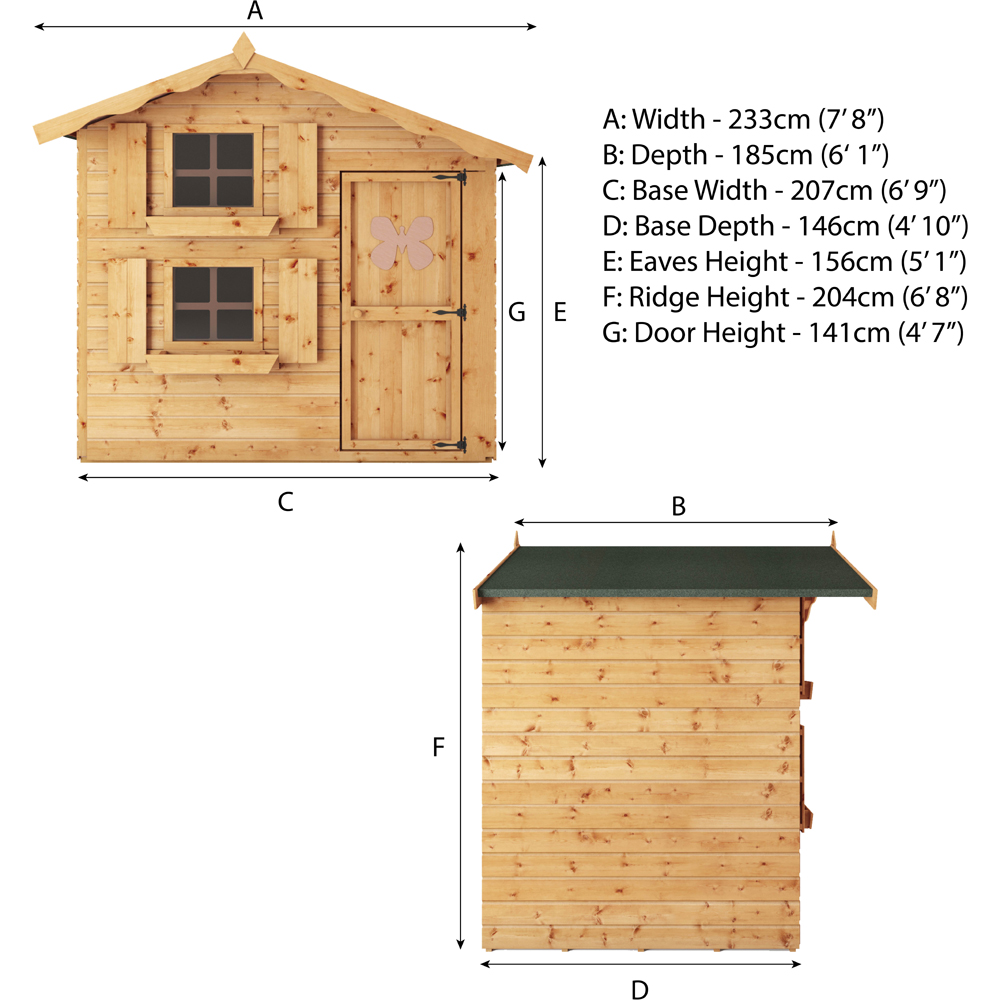 Mercia Double Storey Playhouse 7 x 5ft Image 8