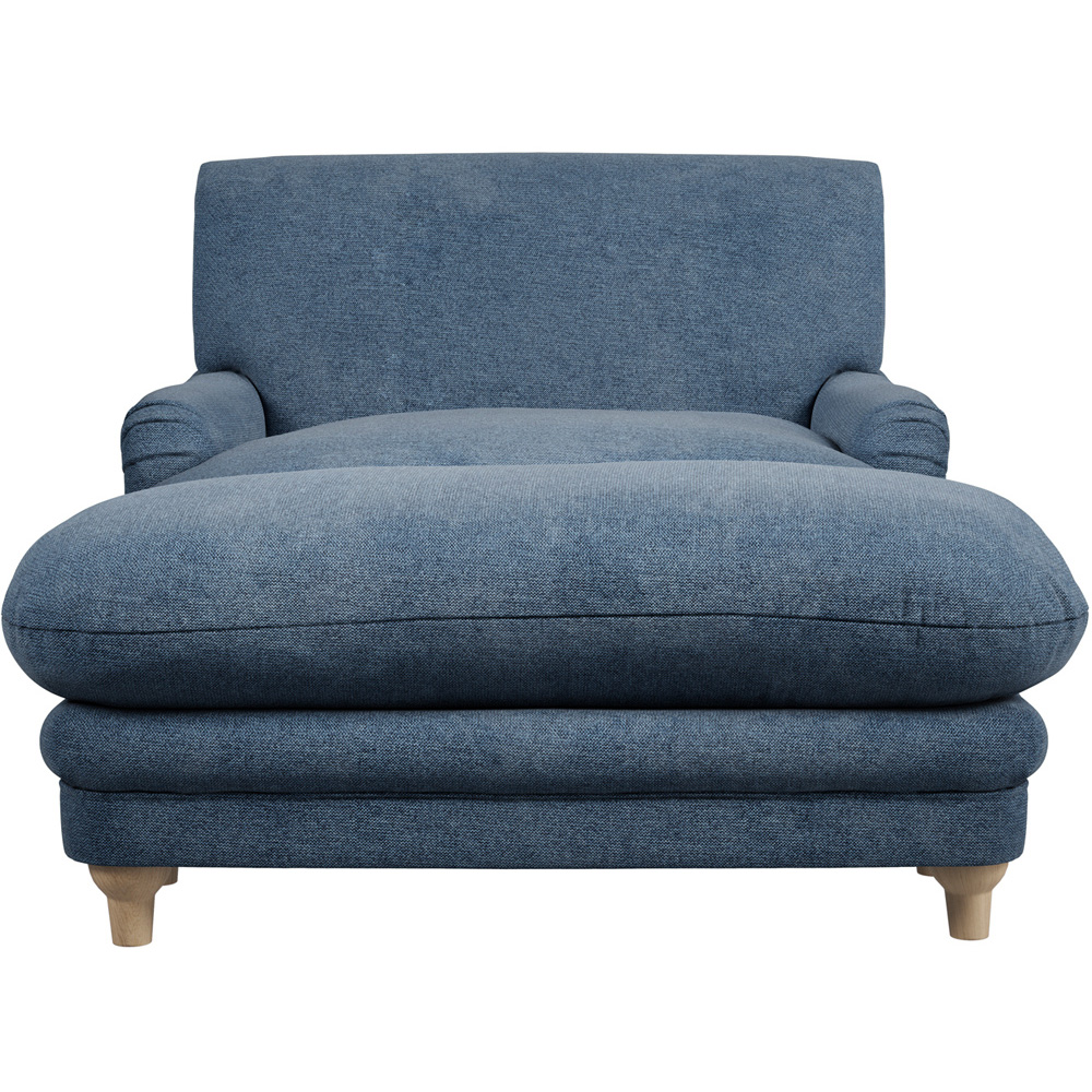 Plumpton Denim Blue Weave Chair Image 3