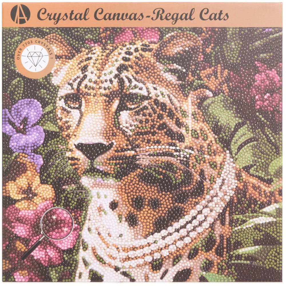 Regal Cats Crystal Canvas Kit Image 4