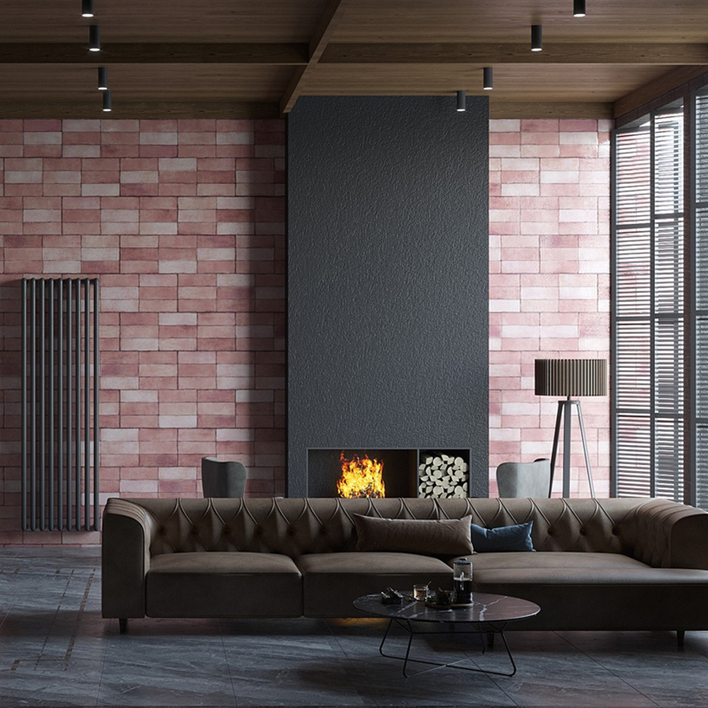 Bien Juno Ruby Gloss Ceramic Wall Tile 300 x 900mm 6 Pack Image 9