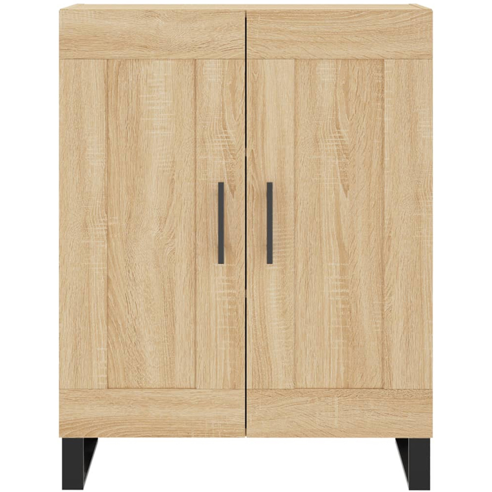 vidaXL 2 Door 3 Shelf Sonoma Oak Highboard Image 8