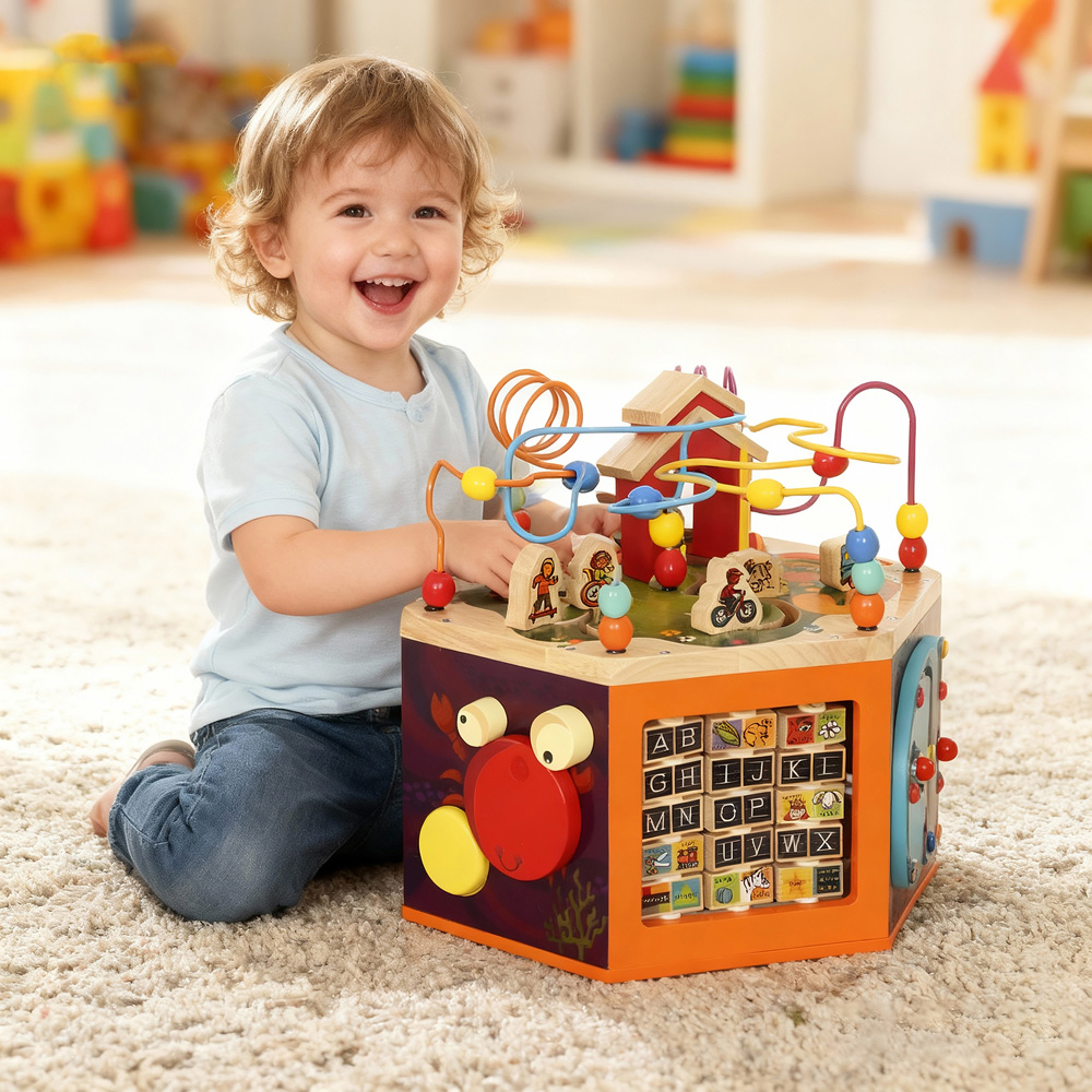 Tommy Toys AIYAPLAY 8-in-1 Toddler Activity Cube Image 2