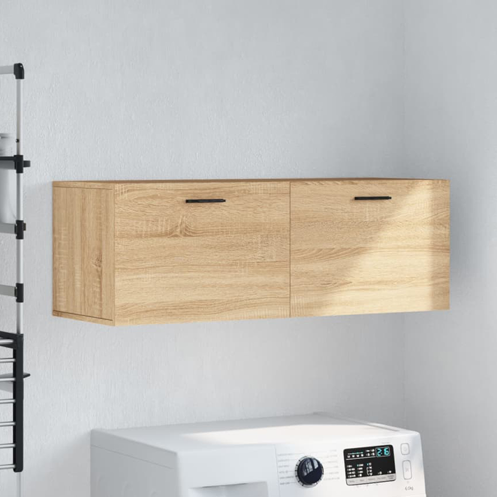 vidaXL 2 Door Sonoma Oak Wall Cabinet Image 1