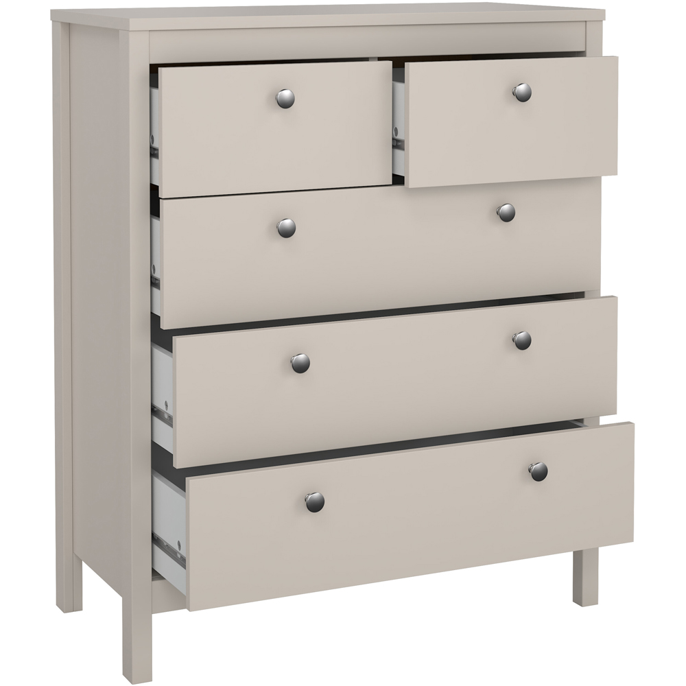 Florence Madrid 5 Drawer Cashmere Chest of Drawers Image 3