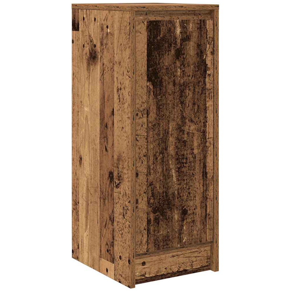 vidaXL Single Door Smoked Oak Sideboard Image 2