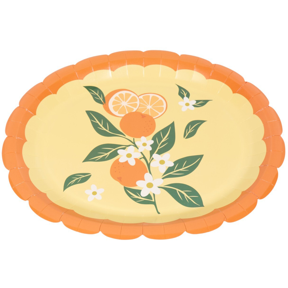 Pack of 4 Orange Blossom Platters Image 3