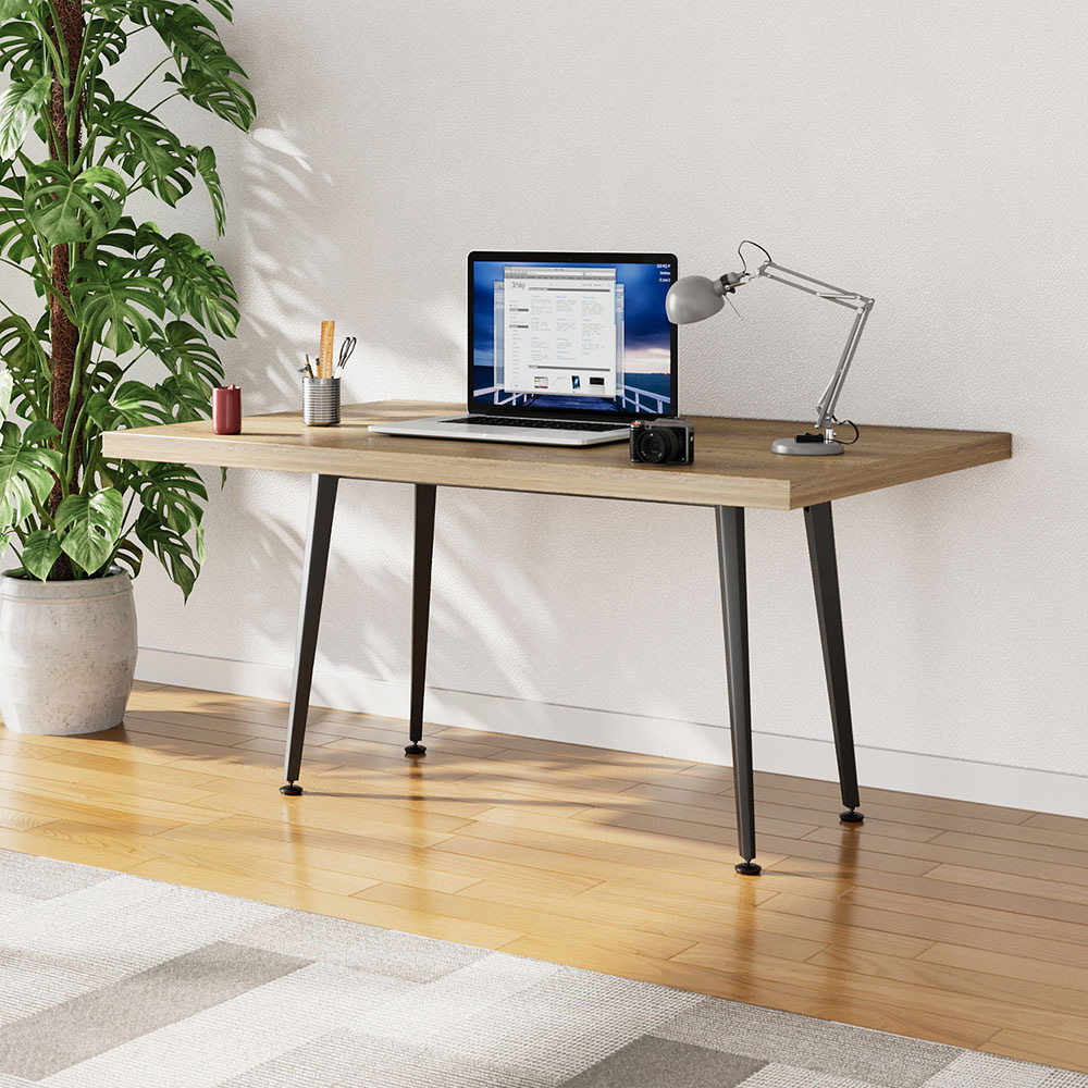 Living and Home Black Anti Slip Overall Non Jointed Iron Table Frame Image 2