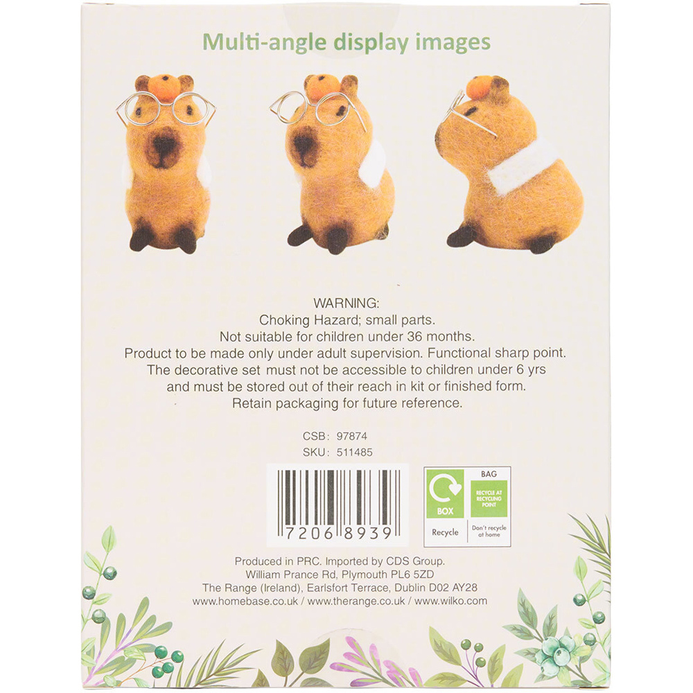 Capybara Needle Felting Set Image 8