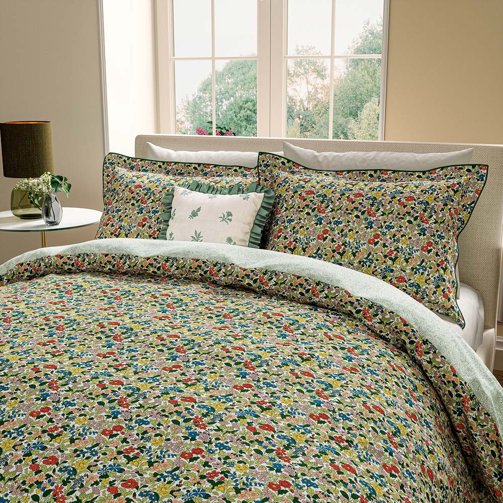 V&A Blossom Harmony Double Multicolour Duvet Set Image 4