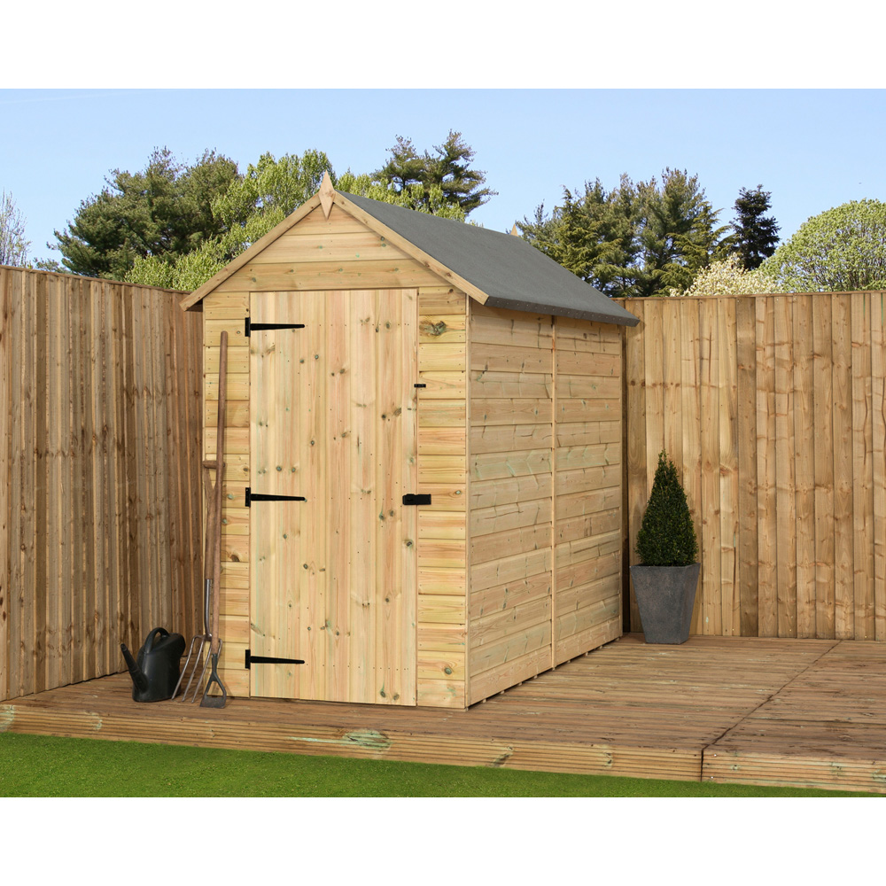 Empire Sheds 8000 4 x 6ft Tongue and Groove Apex Garden Shed Image 2