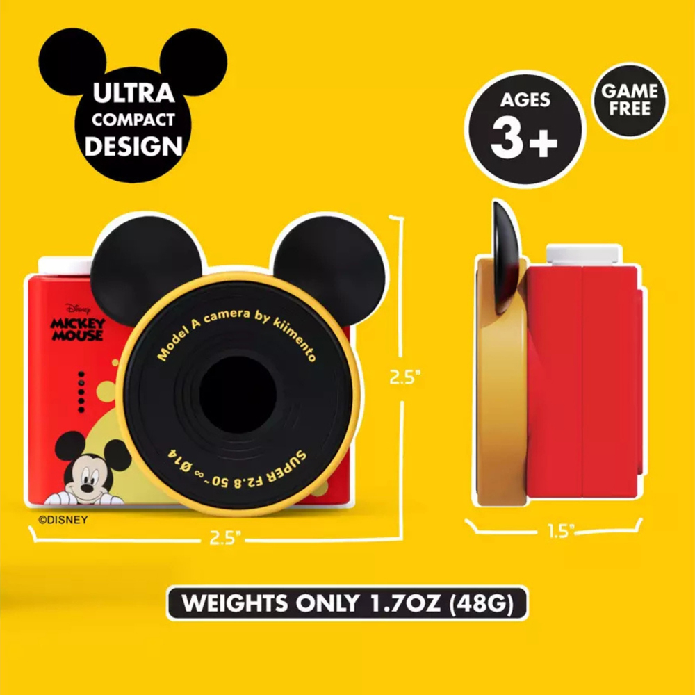 Kiimento Mickey Mouse Mini Kids Digital Camera and Video Camcorder Image 3