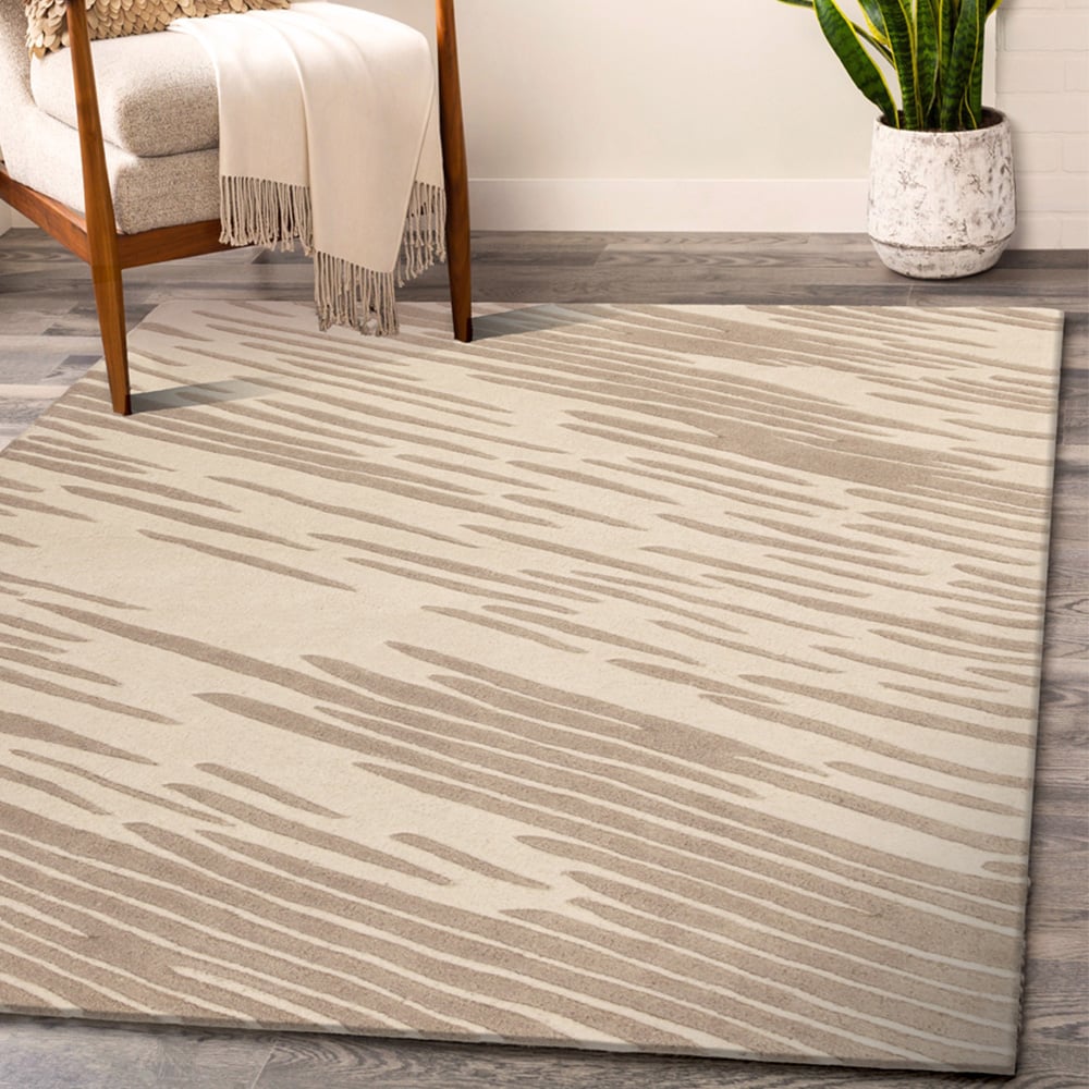 Esselle Home Aura Storm Natural and Mink Rug 160 x 230cm Image 2
