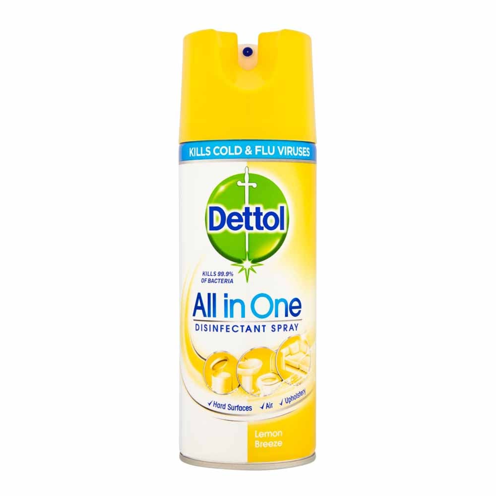 Dettol Lemon Disinfectant Spray Case of 6 x 400ml Image 3