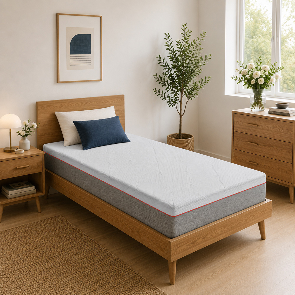 Visco Therapy Single Harmony Support Pocket Sprung Mattress with Deep Sleep Pillow Image 2