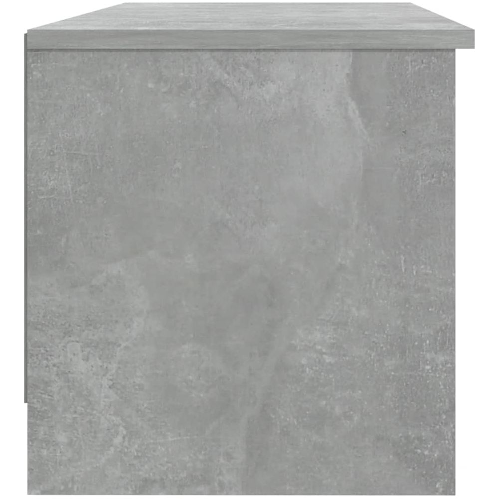 vidaXL Single Door 2 Shelf Concrete Grey TV Cabinet Image 6