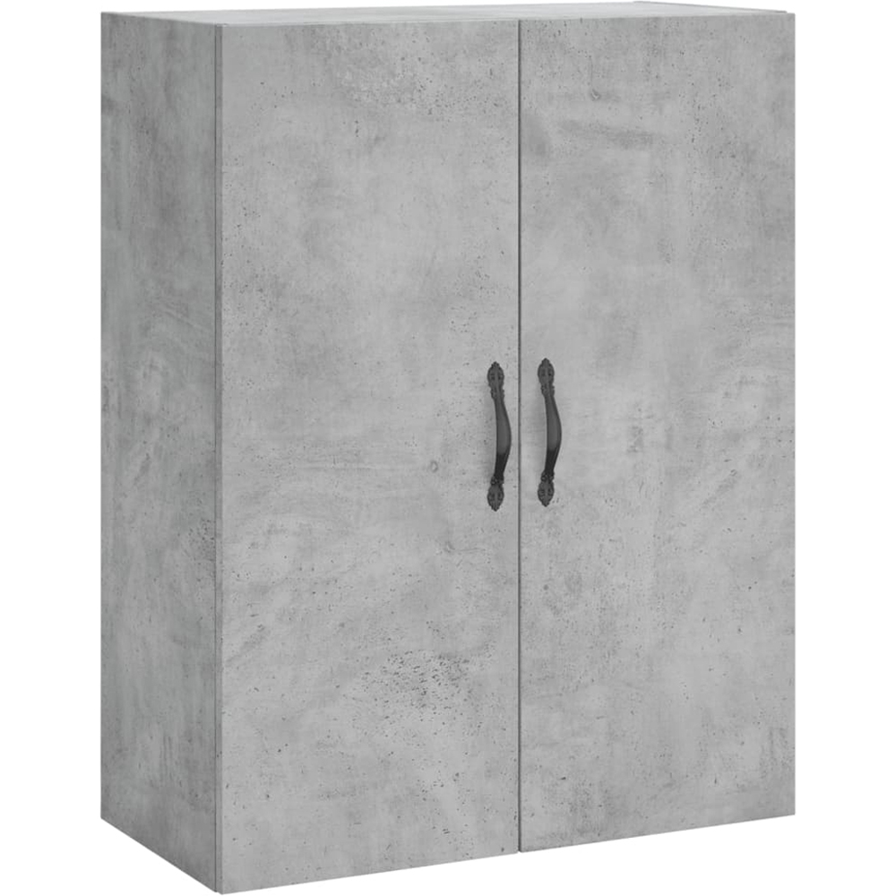 vidaXL 4 Door Concrete Grey Highboard Image 5