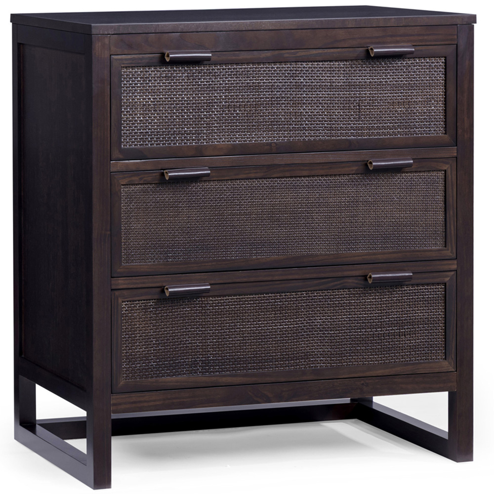 Teamson Home Hatteras 3 Drawer Espresso Dresser Image 2