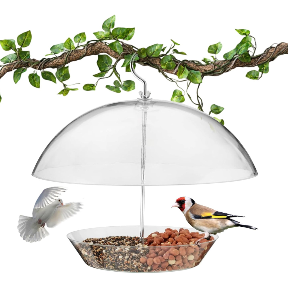 Happy Beaks Squirrel-Proof Design Domed Hanging Bird Feeder Image 2