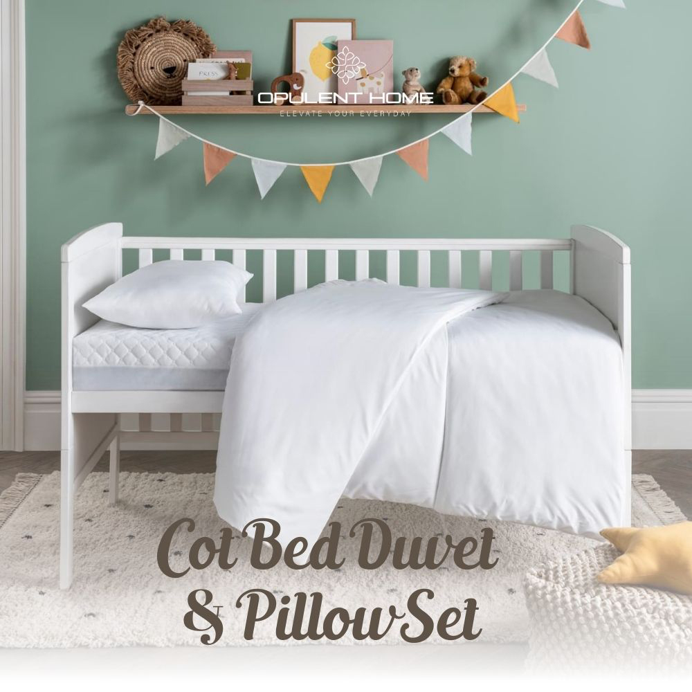 Opulent Home Anti-Allergy Microfibre Cot Bed Duvet Set 9 Tog Image 2