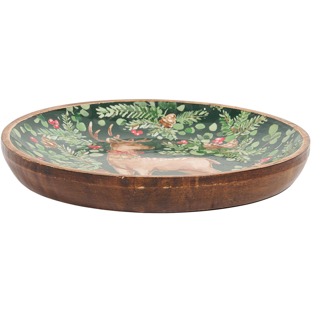 Forest Deer Wooden Dish Image 4