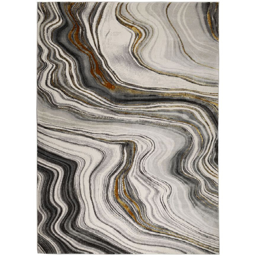 Homemaker Dusk Gold Watercolour Rug 140 x 200cm Image 2