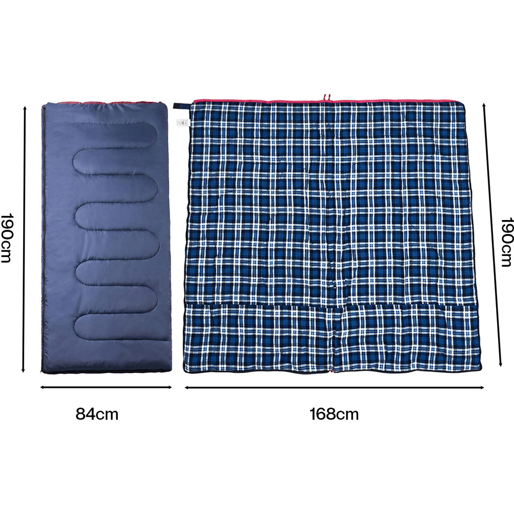 Mountview Single Adult Warm Soft Waterproof Camping Sleeping Bag Image 9