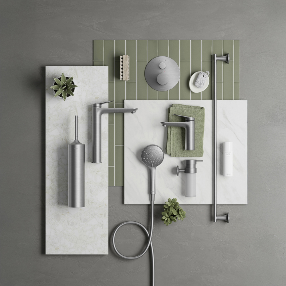 Duravit MinusFlow Stainless Steel Jet Hand Shower Image 3