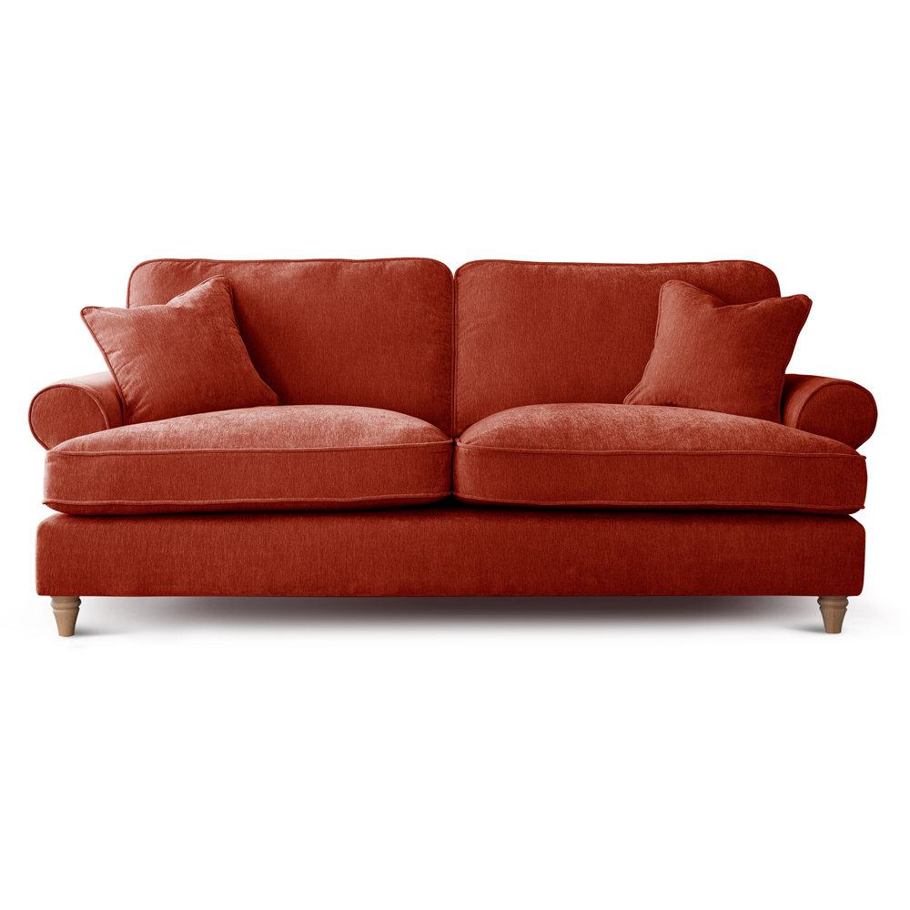 The Victoria 3 Seater Apricot Sofa Image 2